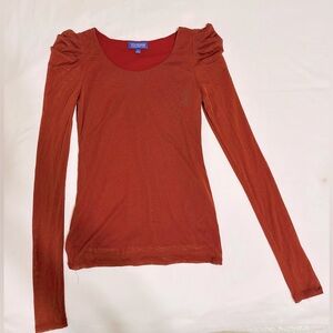 Vivienne Tam mesh sleeve Top